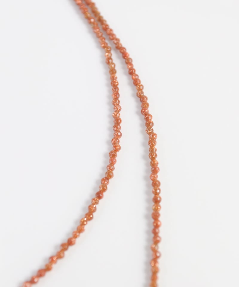 anq.】K14GF ・ハウライト/サンドストーン スライドネックレス | KU