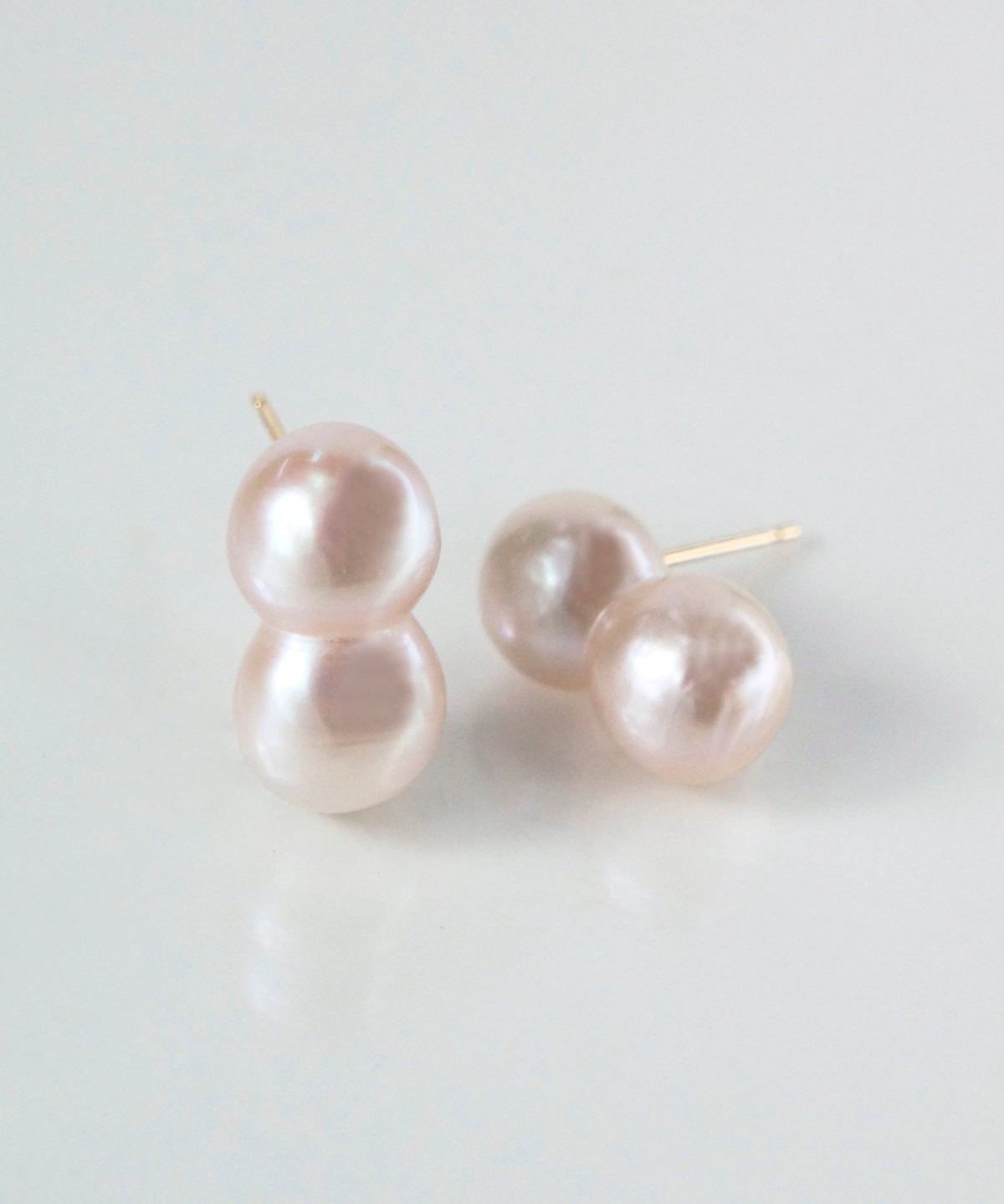 anq. K10パールピアス anq.】K10・淡水 twinsパール スタッドピアス | KU-CROISSANT 公式