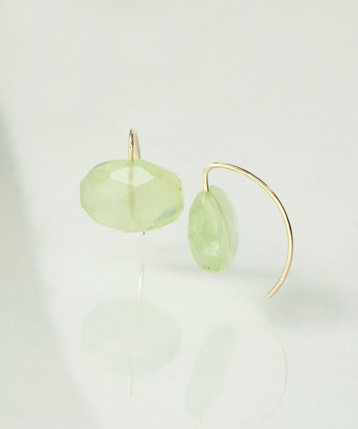 14kgfドットグリーンカイヤナイト新緑ピアス/イヤリング 14kgfドットグリーンカイヤナイト新緑ピアス/イヤリング 14kgfドット