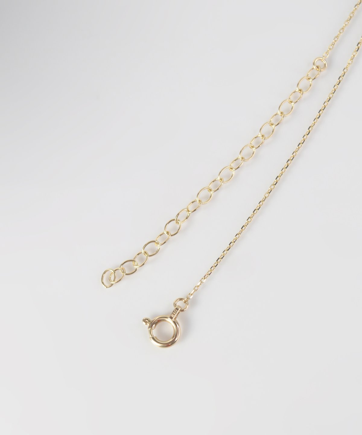 アガット⭐︎スモーキークォーツのネックレス K10YG 4月誕生石＞K10スモーキークォーツネックレス｜ネックレス