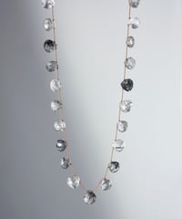 【anq.】K10 ペアシェイプ　ダイヤモンドパヴェピアス anq. ピアス 「anq.」K10 ペアシェイプ ダイヤモンドパヴェ