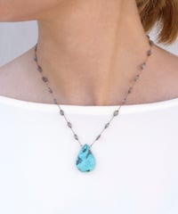 anq.】K10・天然石チャーム アイオライト | KU-CROISSANT 公式