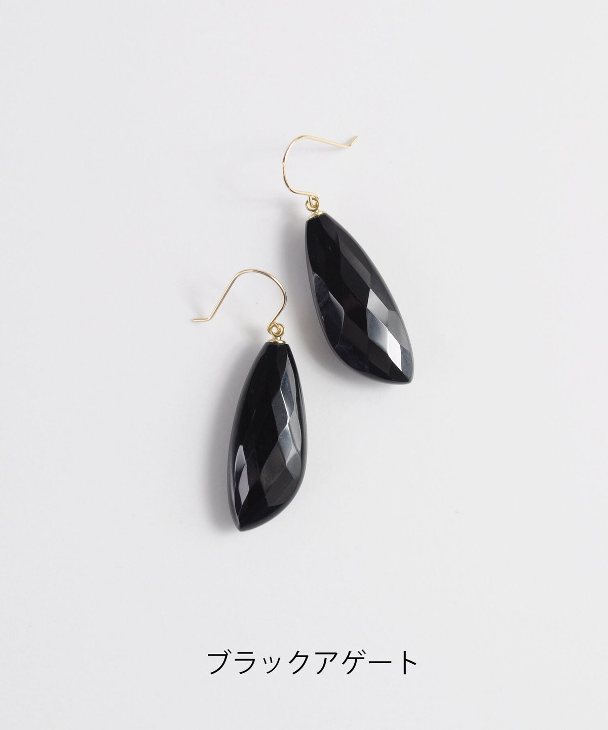 anq.」K10・Limited Stone ピアス ラブラドライト/ラピスラズリ ...