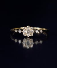 専用anq. K18 レザー ホールダイヤ アメリカンピアス anq.】K18・0.2ct レーザーホールダイヤモンド フックピアス