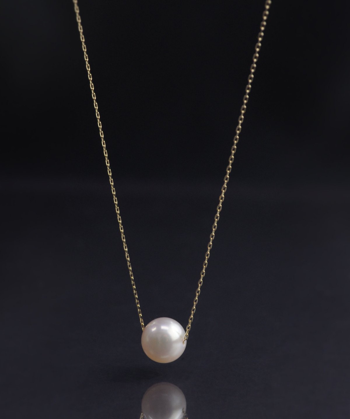 anq.】K10・アコヤパール 一粒ネックレス | KU-CROISSANT 公式オンライ