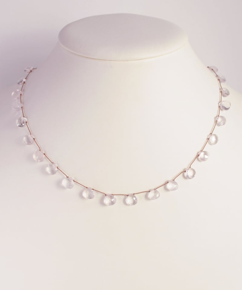 マーゴモリソン MARGO MORRISON ピンク天然石ネックレス