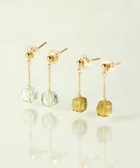 anq.】K10 ペアシェイプ ダイヤモンドパヴェピアス | KU-CROISSANT 公式