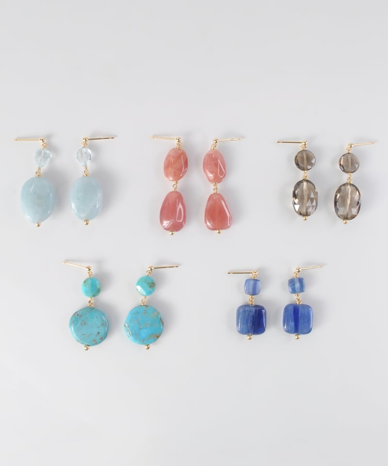 anq.】K10・K14GF アクアマリン、ブルートパーズ/カイヤナイト anq.】K10・K14GF アクアマリン、ブルートパーズ/カイヤナイト
