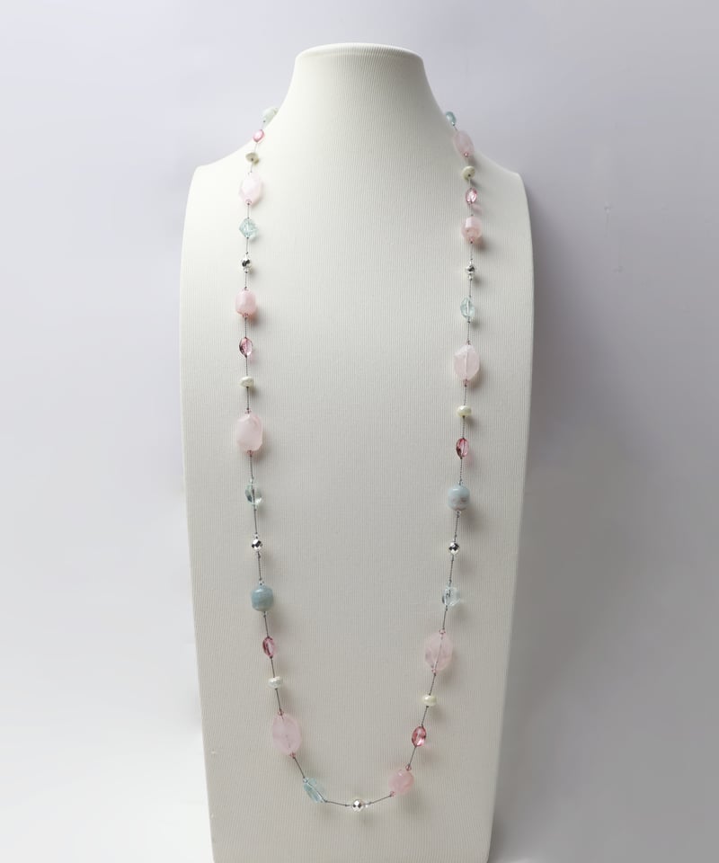 マーゴモリソン MARGO MORRISON ピンク天然石ネックレス