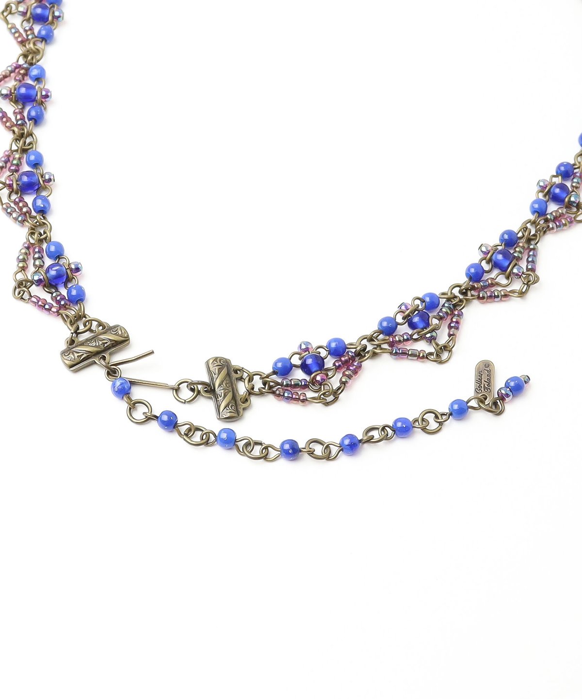 COLLEEN TOLAND】 ブーケフラワーネックレス(COBALT) | KU-CROI