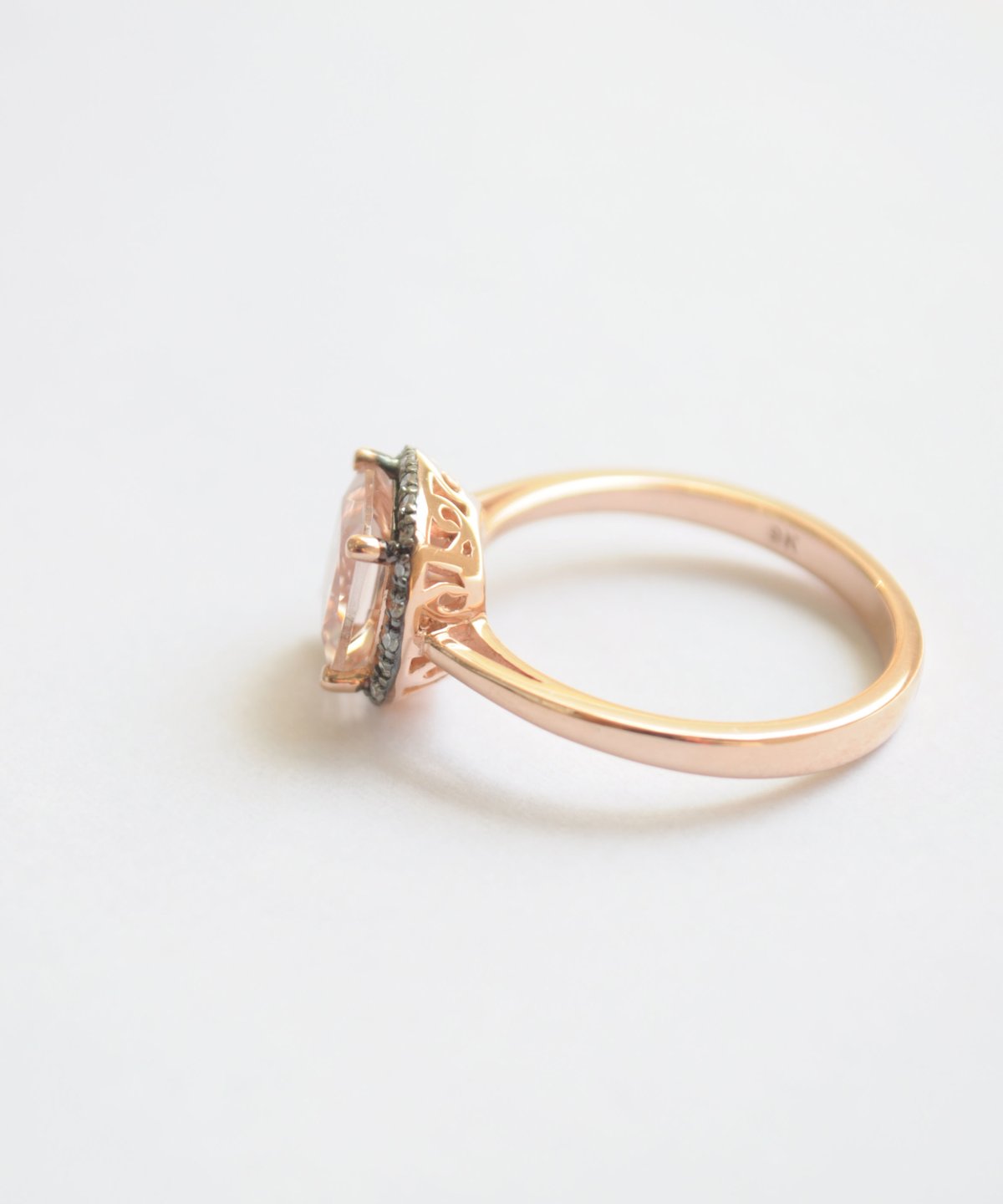 ANDY】K9PG モルガナイト・ダイヤモンド リング | KU-CROISSANT