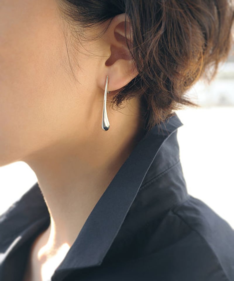 anq.】シルバー925 ドロップモチーフイヤリング | KU-CROISSANT 公式