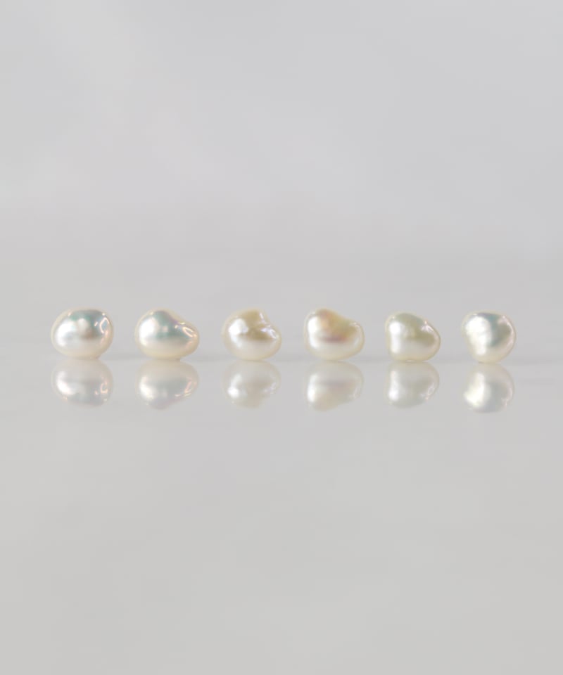 anq.】K10・2Way ダブル 淡水パールキャッチ ピアス | KU anq.】K10・2Way ダブル 淡水パールキャッチ ピアス | KU
