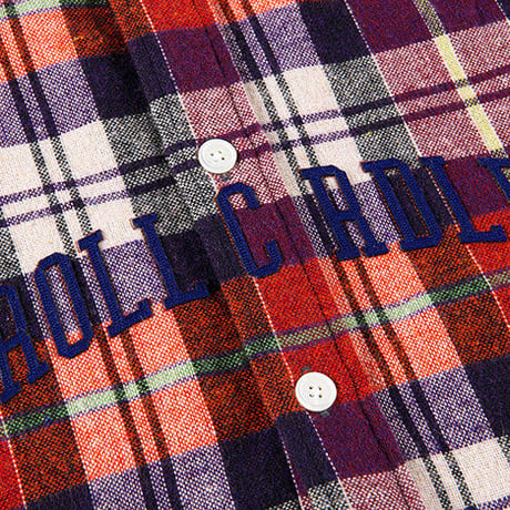 【ROLLING CRADLE】チェックシャツ "CHECK SHIRT" / ORANGE