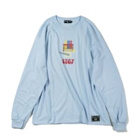【HEDWiNG】ロンT "NAGAHAMA(世田谷店)×HEDWiNG Long sleeve T-shirt" / LIGHT BLUE