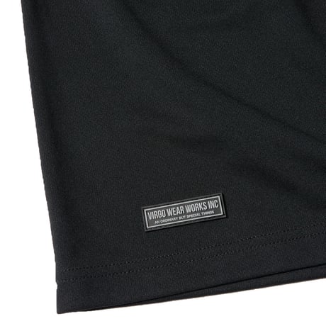【VIRGOwearworks】ドライショーツ "Athletic shorts" / BLACK-WHITE