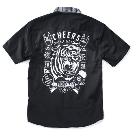 CYCLO-TIGER WORK SHIRT / BLACK