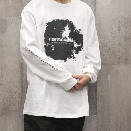 【VIRGOwearworks】ロンT "HOLLY SMOKE" / WHITE