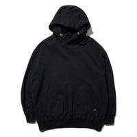 【VIRGOwearworks】パーカ "Organic sustainable collared hoodie" / BLACK