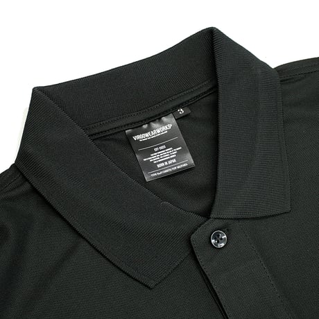 【VIRGOwearworks】  "DRY MOTION POLO" / BLACK