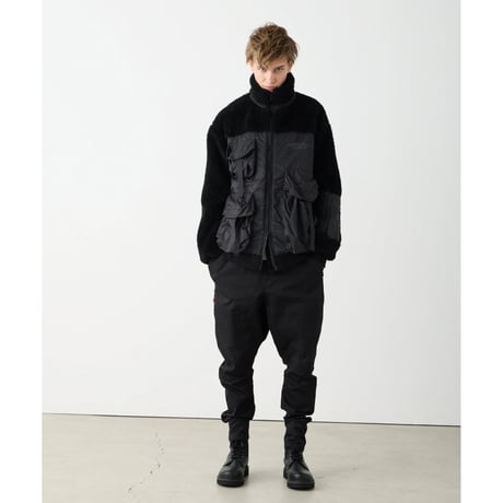 【VIRGOwearworks】ボアジャケット "BOA MIRAGE JACKET" / BLACK