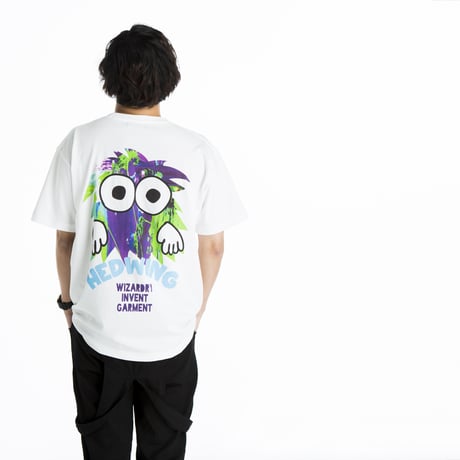 【HEDWiNG】Ｔシャツ "Pocket "MOJYAPON" T-Shirt" / WHITE
