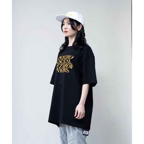 【PLMP】Tシャツ "MEANDRERING TEES" / BLACK