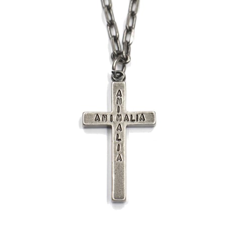 ZINC CROSS / SILVER,BLACK,BRASS
