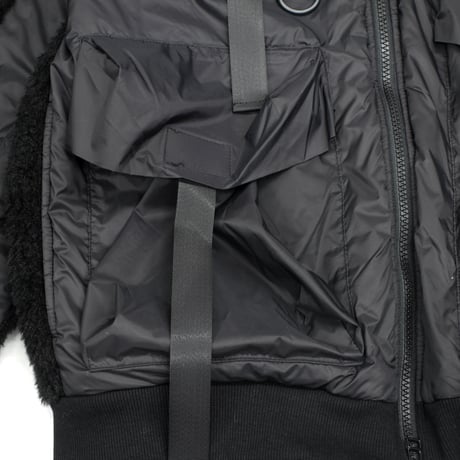 【VIRGOwearworks】ボアジャケット "BOA MIRAGE JACKET" / BLACK