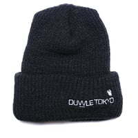 【W】ニットキャップ "Duvvle(W) knit cap" / BLACK