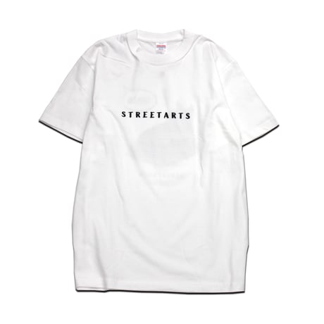 【STREET ARTS】 Tシャツ "おはよーねこTee" / WHITE