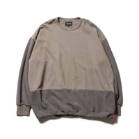 【VIRGOwearworks】スウェット "NEBULA HYBRID CREW SWT" / CHARCOAL