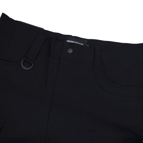 【VIRGOwearworks】 カーゴパンツ "SLIM MILITARY STRETCH CARGO" / BLACK