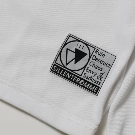 【SILLENT】パーカ "EVIDENCE -Plain Parka-" / WHITE