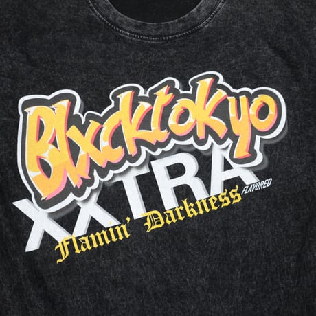 【BLXCK TOKYO】　Tシャツ "DARKNESS FLAVORED TEE"