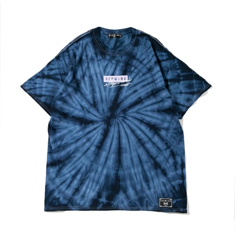 【HEDWiNG】“Pierre” Tie-dye T-shirt" / NAVY