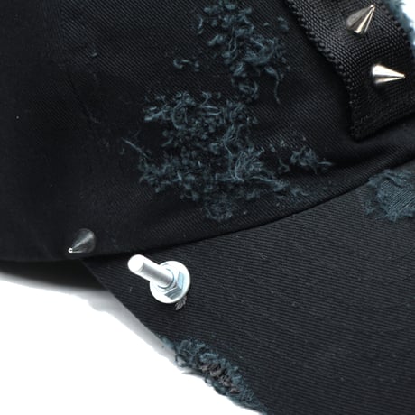 【BLXCK TOKYO】キャップ "Extra Damaged Dad Hat"