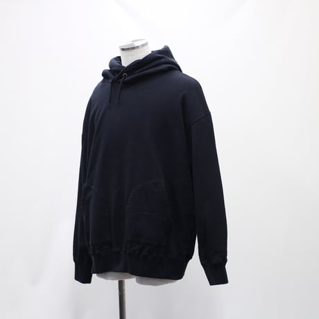 【VIRGOwearworks】パーカ "Organic sustainable collared hoodie" / BLACK