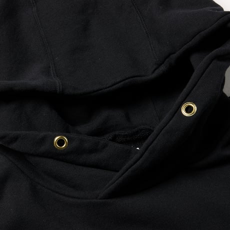 【VIRGOwearworks】パーカ "Organic sustainable collared hoodie" / BLACK