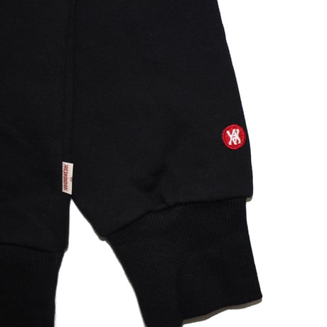 ANIMALIA クルースウェット "Club Sweat" / BLACK