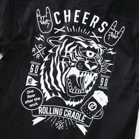 CYCLO-TIGER WORK SHIRT / BLACK