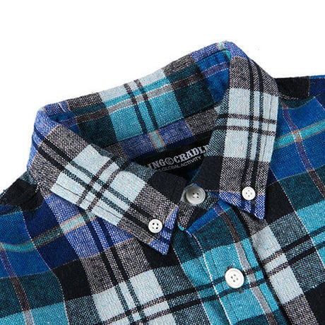 【ROLLING CRADLE】チェックシャツ "CHECK SHIRT" / BLUE