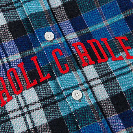【ROLLING CRADLE】チェックシャツ "CHECK SHIRT" / BLUE