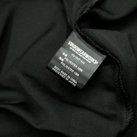 【VIRGOwearworks】  "DRY MOTION POLO" / BLACK