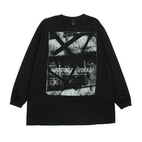 【USED】 VIRGOwearworks "BACK IMPACT LONGSLEEVE" / BLACK Size5(XXL)