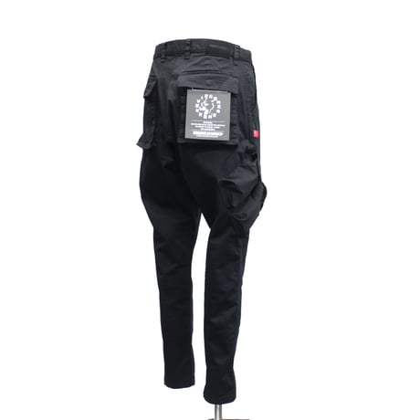 【VIRGOwearworks】カーゴパンツ "BAGGY D-CARGO RELOADED" / BLACK