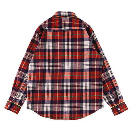 【ROLLING CRADLE】チェックシャツ "CHECK SHIRT" / ORANGE