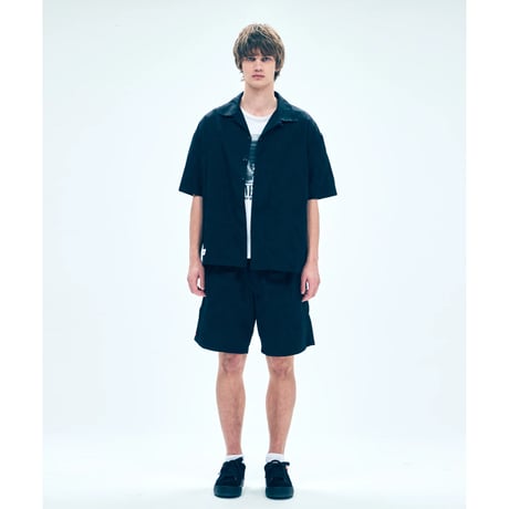 【VIRGOwearworks】シャツ "Shadow hawaiian shirts" / BLACK