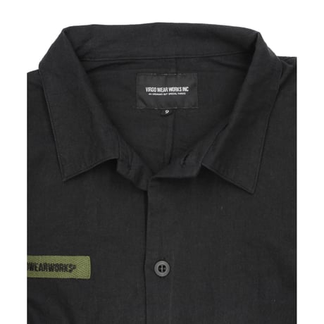 【VIRGOwearworks】シャツ "K-suit shirts" / BLACK