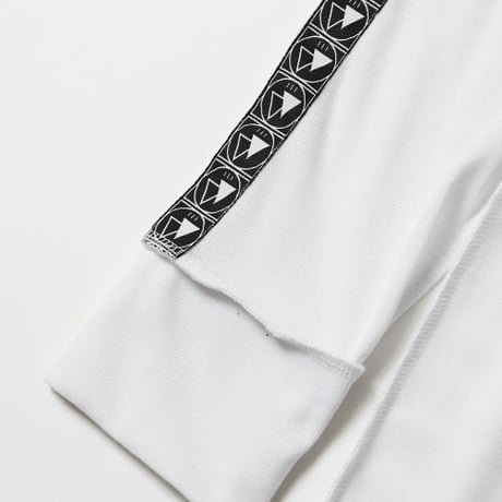 【SILLENT FROM ME】ロング丈パーカ "SHHH -Long Length Parka-" / WHITE